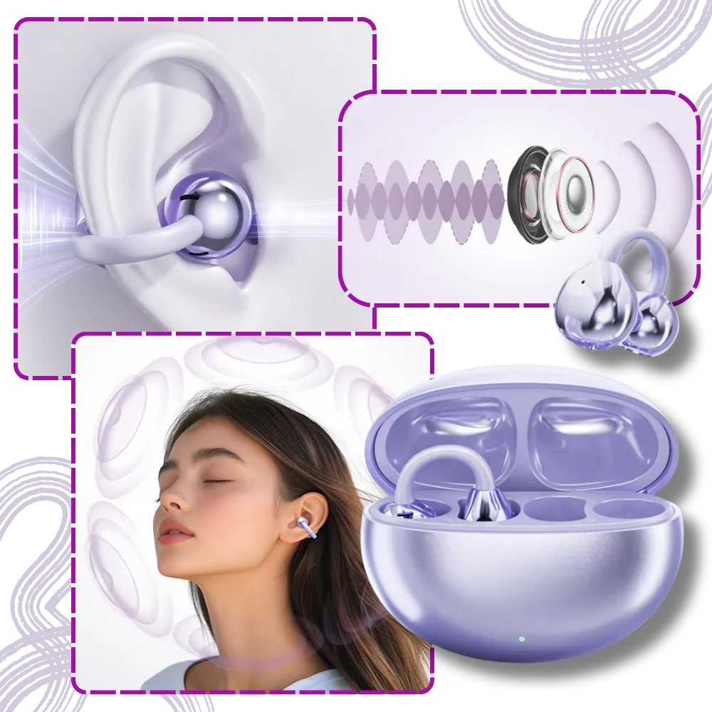 Noise Cancellation Wireless Bluetooth Headphones Open Ear - Image 2