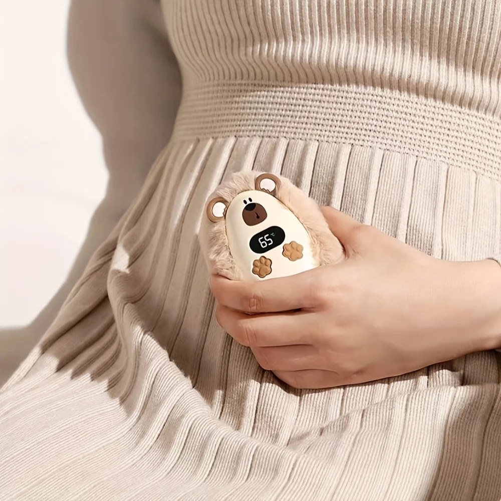Electric Hand Warmer Rechargeable Pocket Heater Plush - Image 2