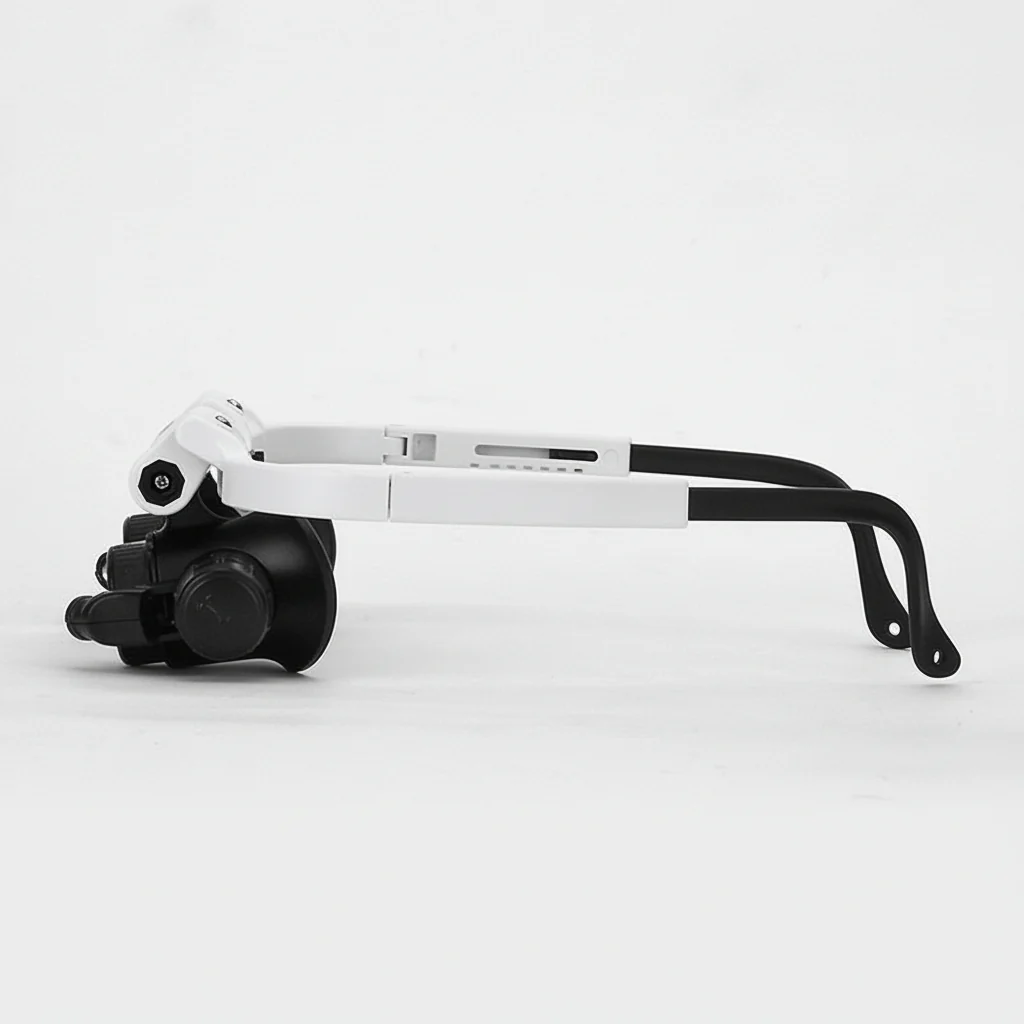 Magnifying Glass Headset LED Light Precision Work - Image 2