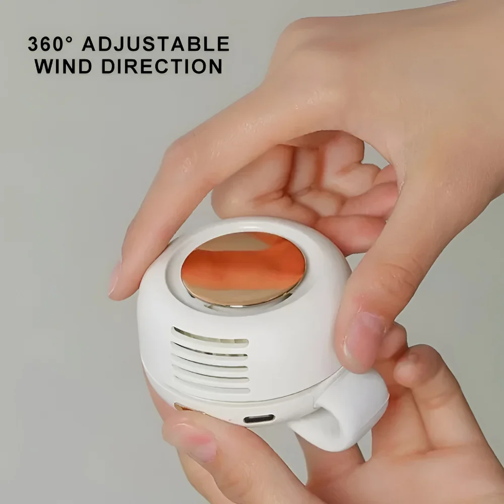 Portable Fan Mini Personal Lightweight Design Wearable Fan - Image 2