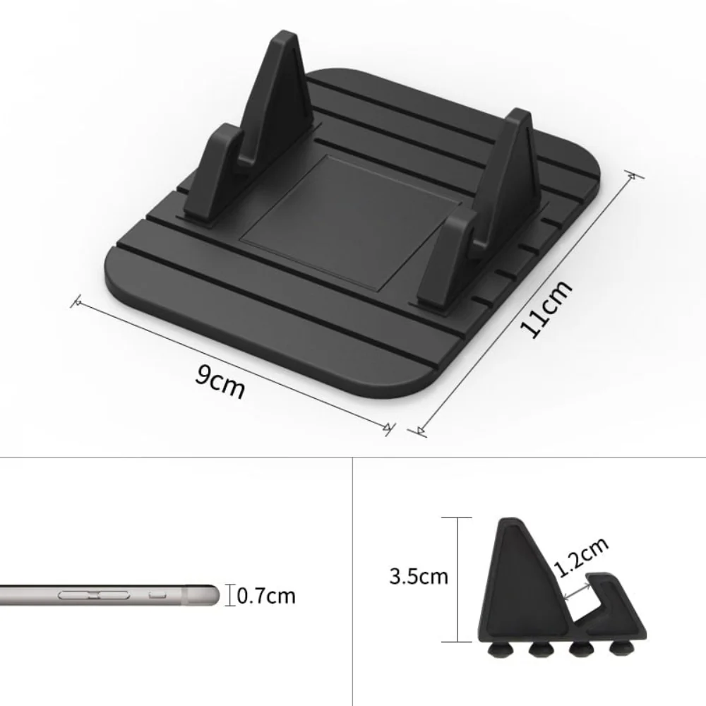 Car Phone Holder Dashboard Mount Adjustable Viewing Angle - Image 2
