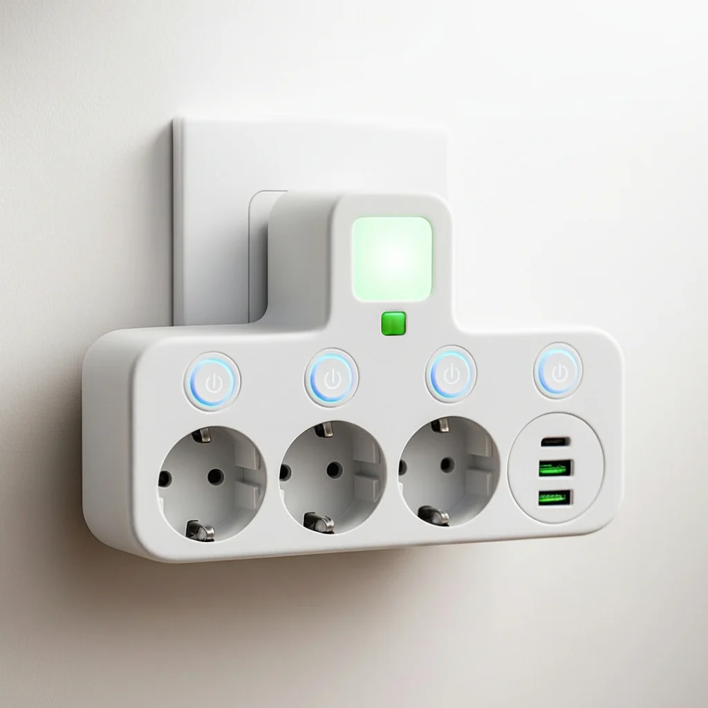 Surge Protection Power Strip USB Surge Protected Strip - Image 2