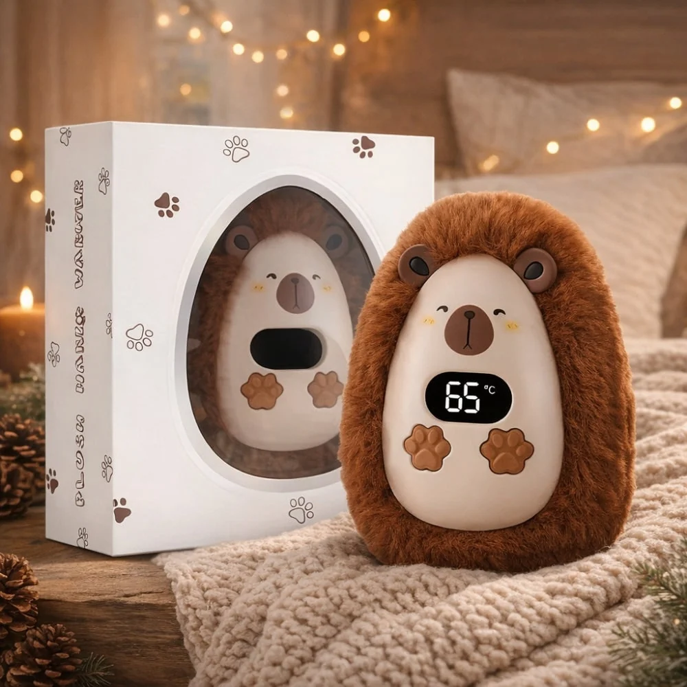 Electric Hand Warmer Rechargeable Pocket Heater Plush - Image 3