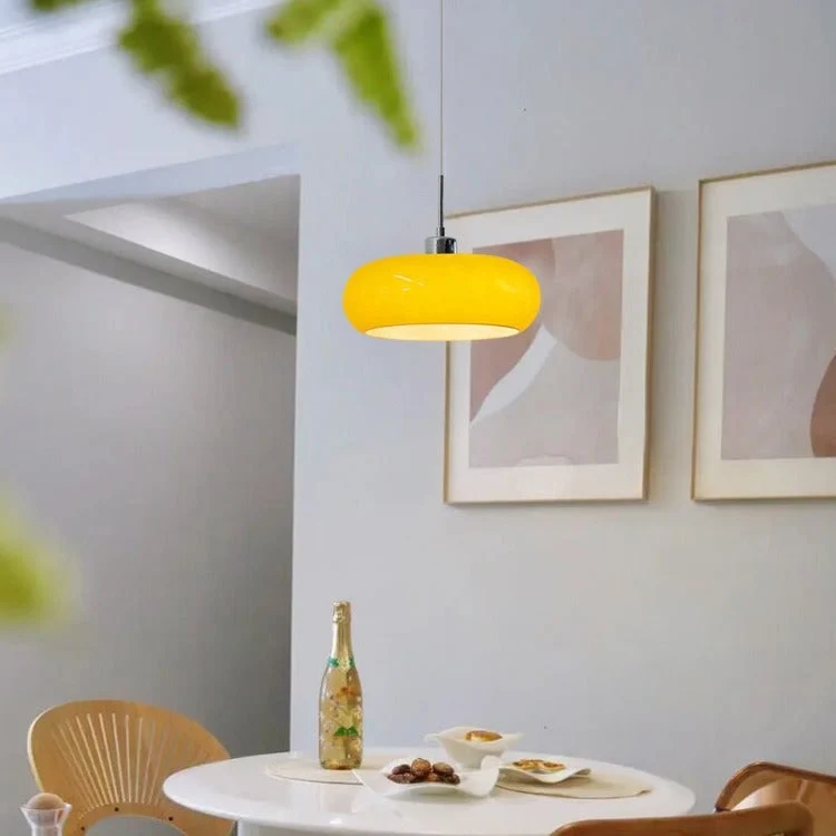 Modern Pendant Light Geometric Design Adjustable Glass Globes - Image 2
