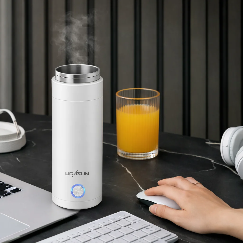Portable Electric Kettle Stainless Steel Compact Travel - Image 3