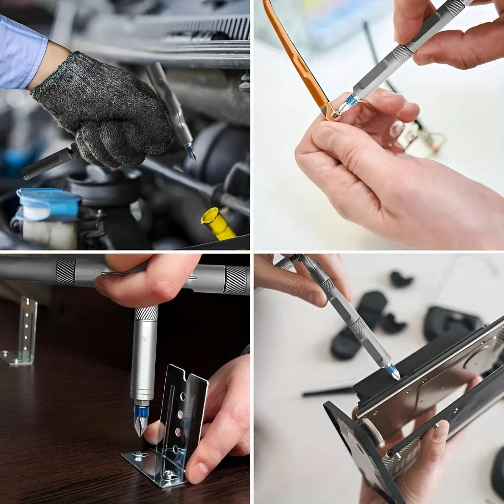 Precision Screwdriver Set Ratchet Compact Repair Toolkit - Image 3