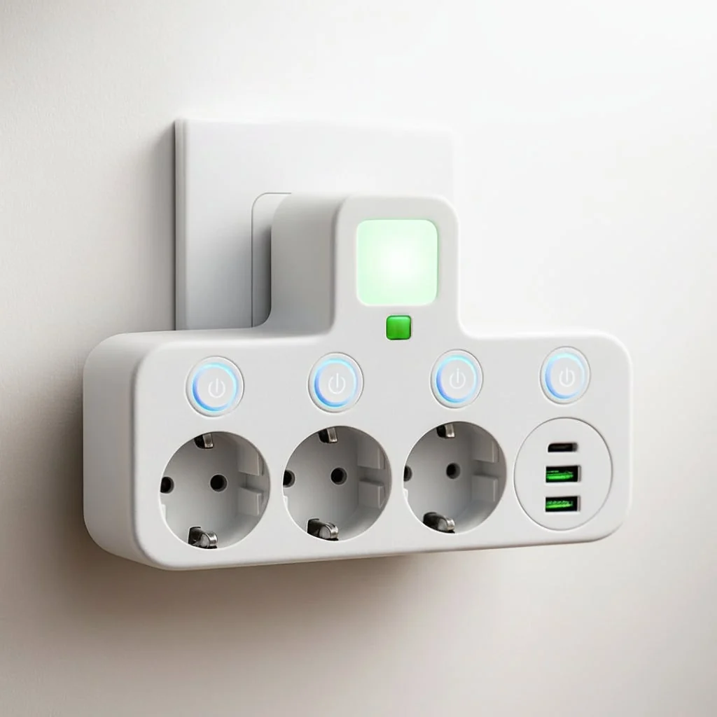 Surge Protection Power Strip USB Surge Protected Strip - Image 3
